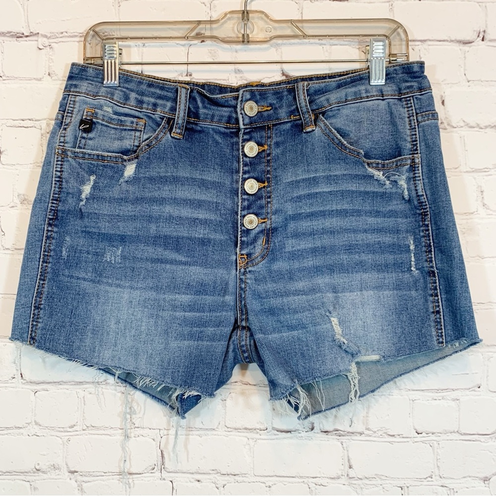 KanCan Jean cut off Shorts Button fly